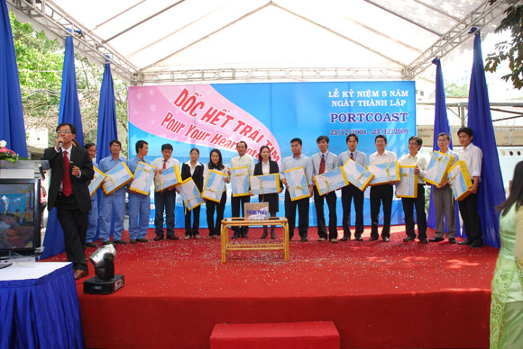 Lễ Kỷ niệm 5 năm thành lập Portcoast 