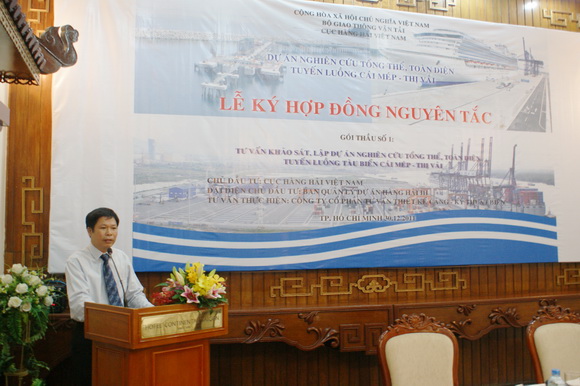 Lễ ký kết Hợp đồng Dự án nghiên cứu tổng thể, toàn diện tuyến luồng Cái Mép - Thị Vải 