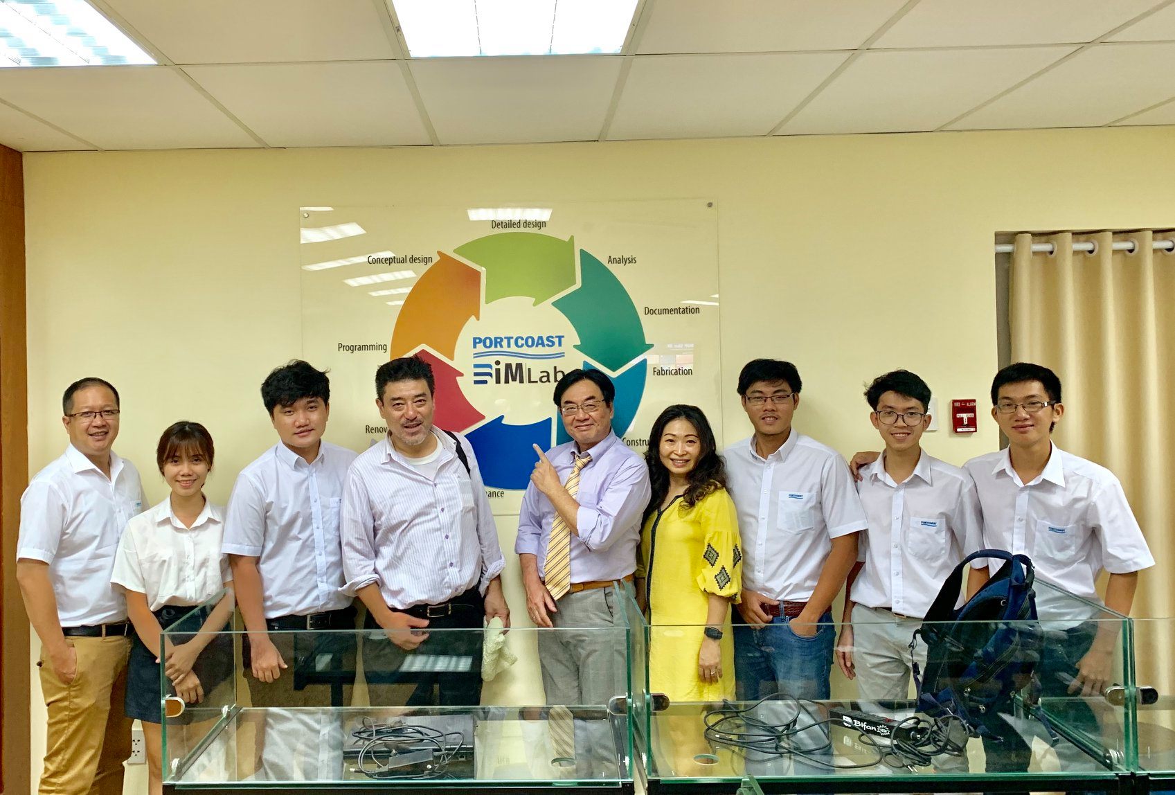 Nippon Koei thăm Trung tâm Portcoast BIM