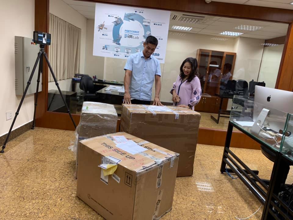 Portcoast nhận thêm Máy quét 3D Faro và UAV Stormbee