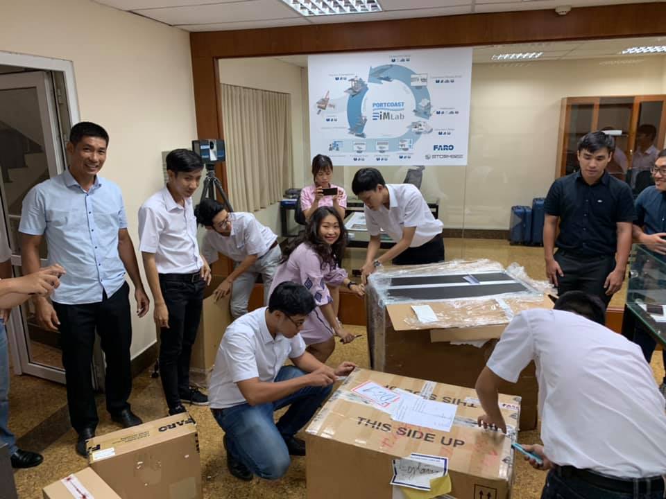 Portcoast nhận thêm Máy quét 3D Faro và UAV Stormbee