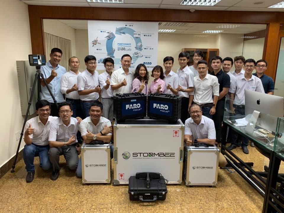 Portcoast nhận thêm Máy quét 3D Faro và UAV Stormbee