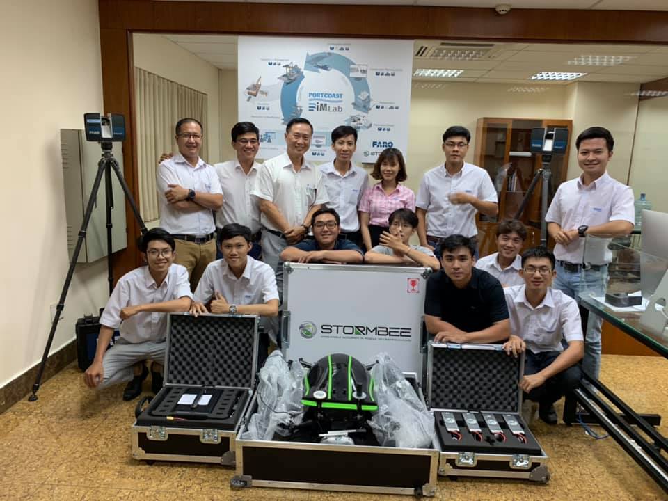 Portcoast nhận thêm Máy quét 3D Faro và UAV Stormbee