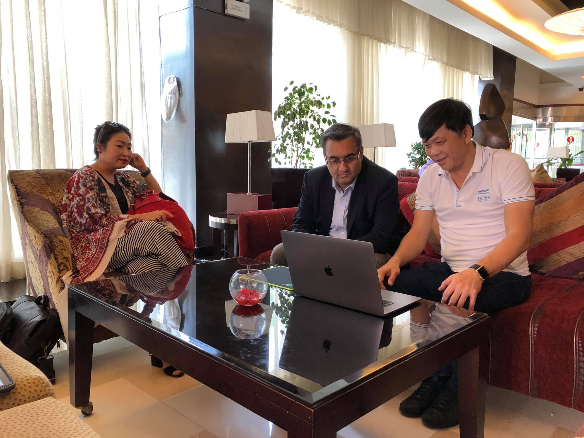 Chủ tịch và Giám đốc Tài chính của Portcoast đến thăm Cảng Container nước sâu Pakistan