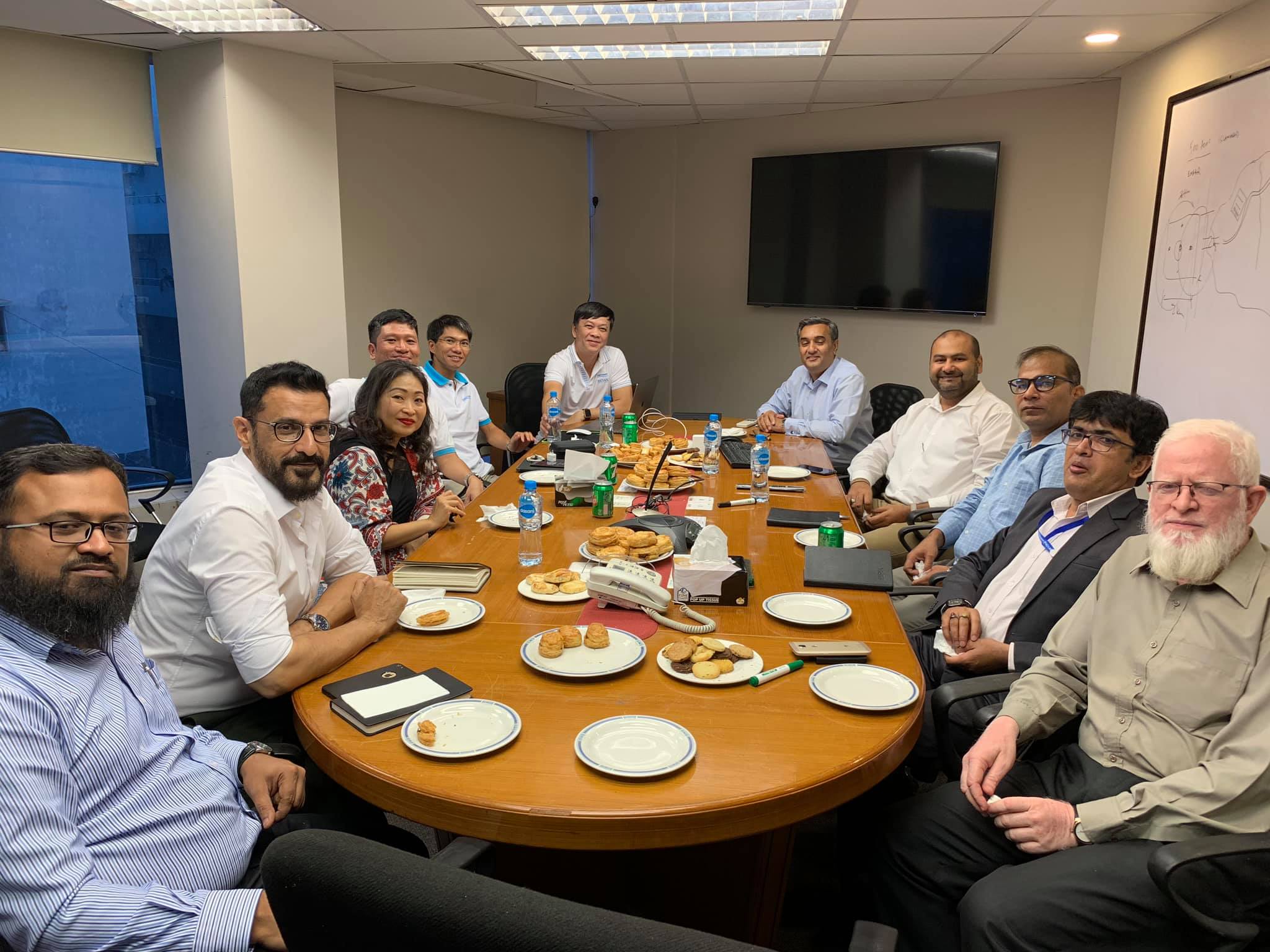 Chủ tịch và Giám đốc Tài chính của Portcoast đến thăm Cảng Container nước sâu Pakistan