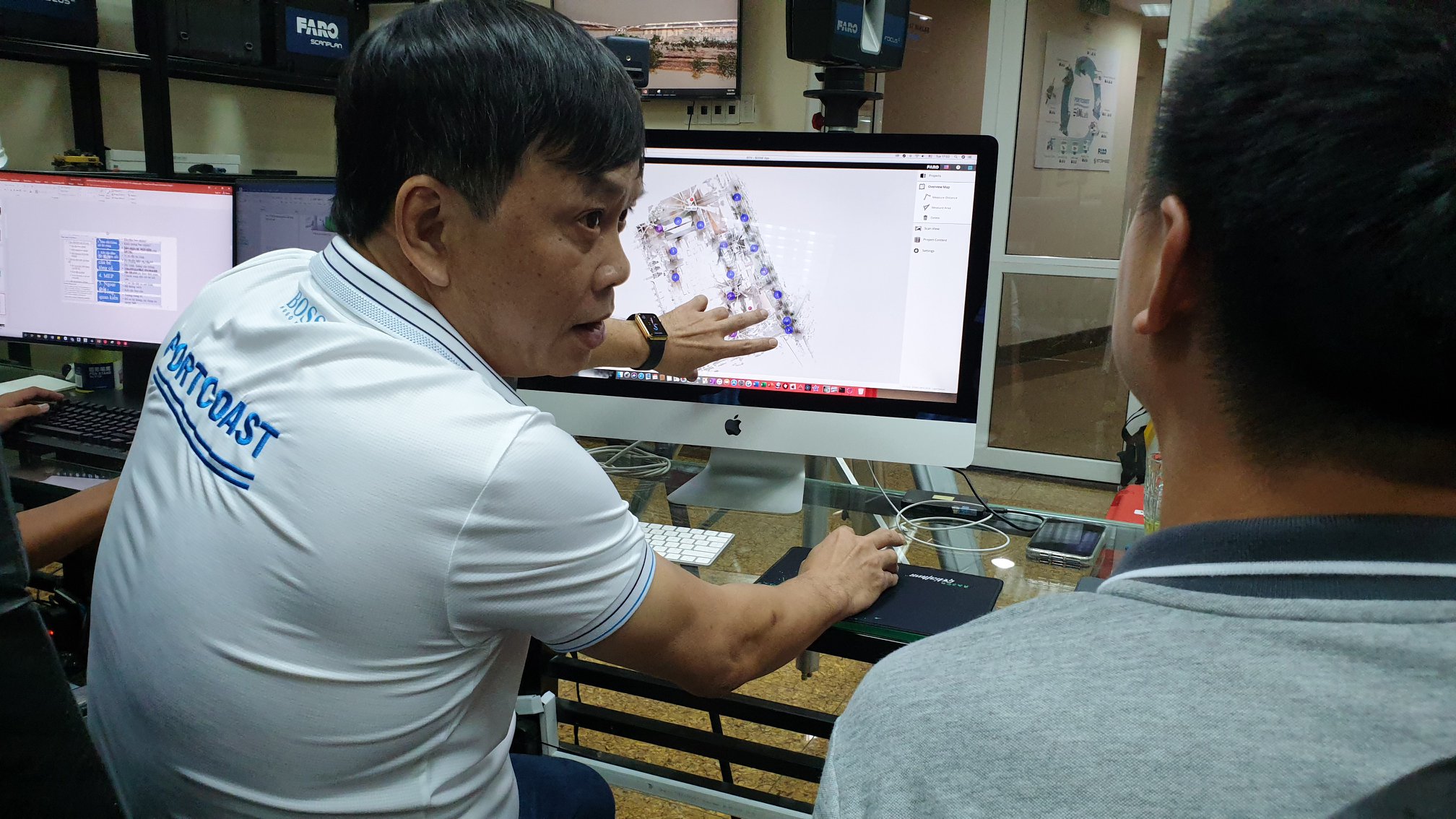 Ông Piya từ LSP đến thăm và làm việc với Portcoast