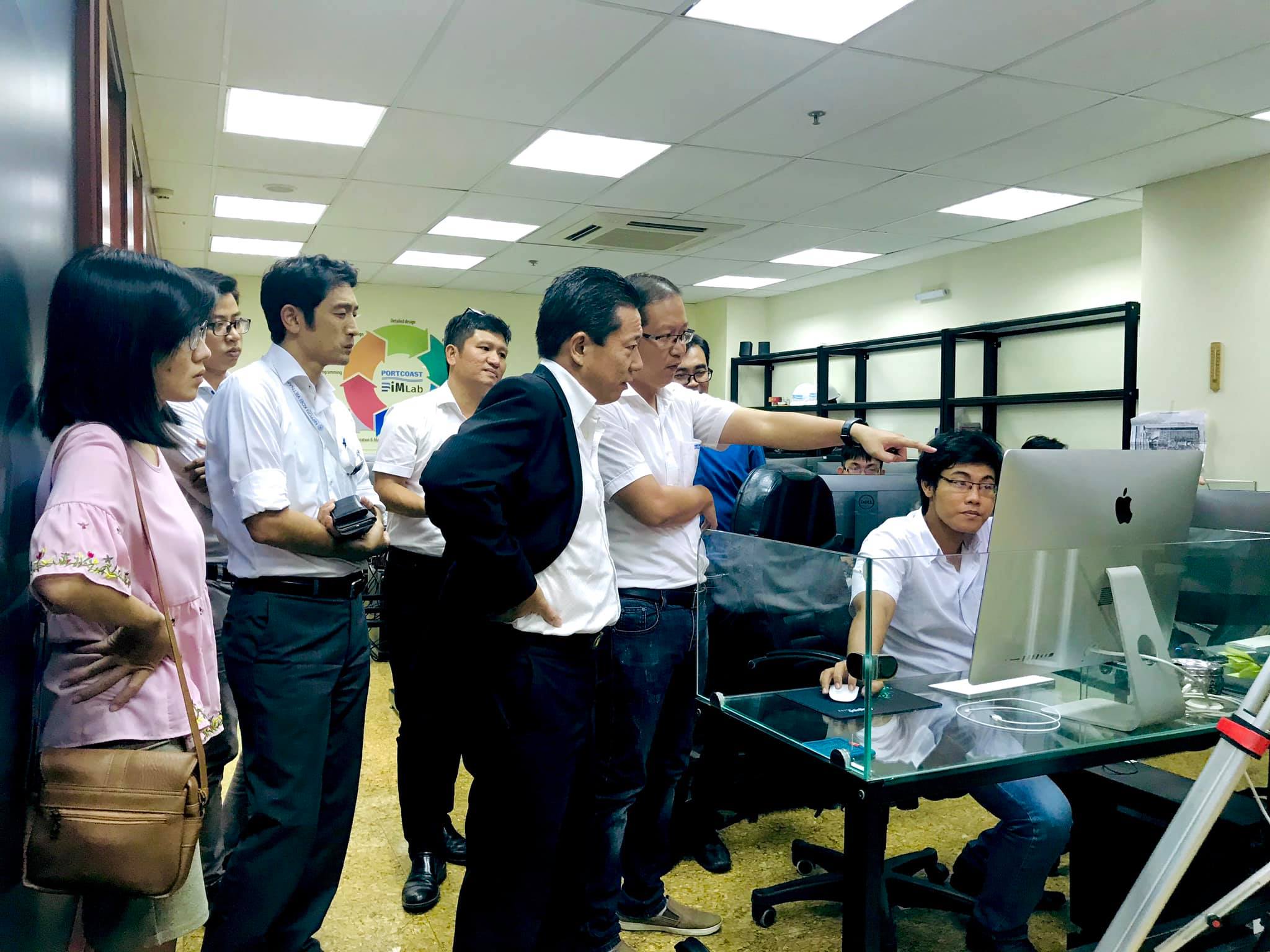 Koei Myanmar thăm và làm việc với Portcoast