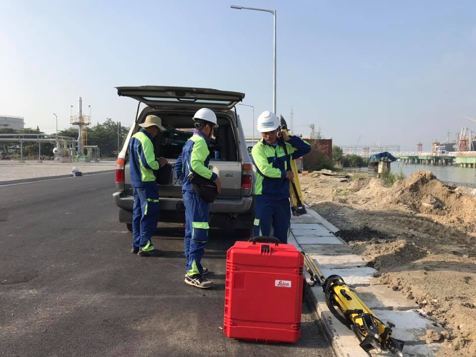 Portcoast đang sử dụng hai máy quét laser thiết bị hiện đại nhất của Leica, P50 và RTC360 để quét dữ liệu cho mô hình cơ sở 3D được xây dựng tại Cảng Hyosung - Cái Mép.