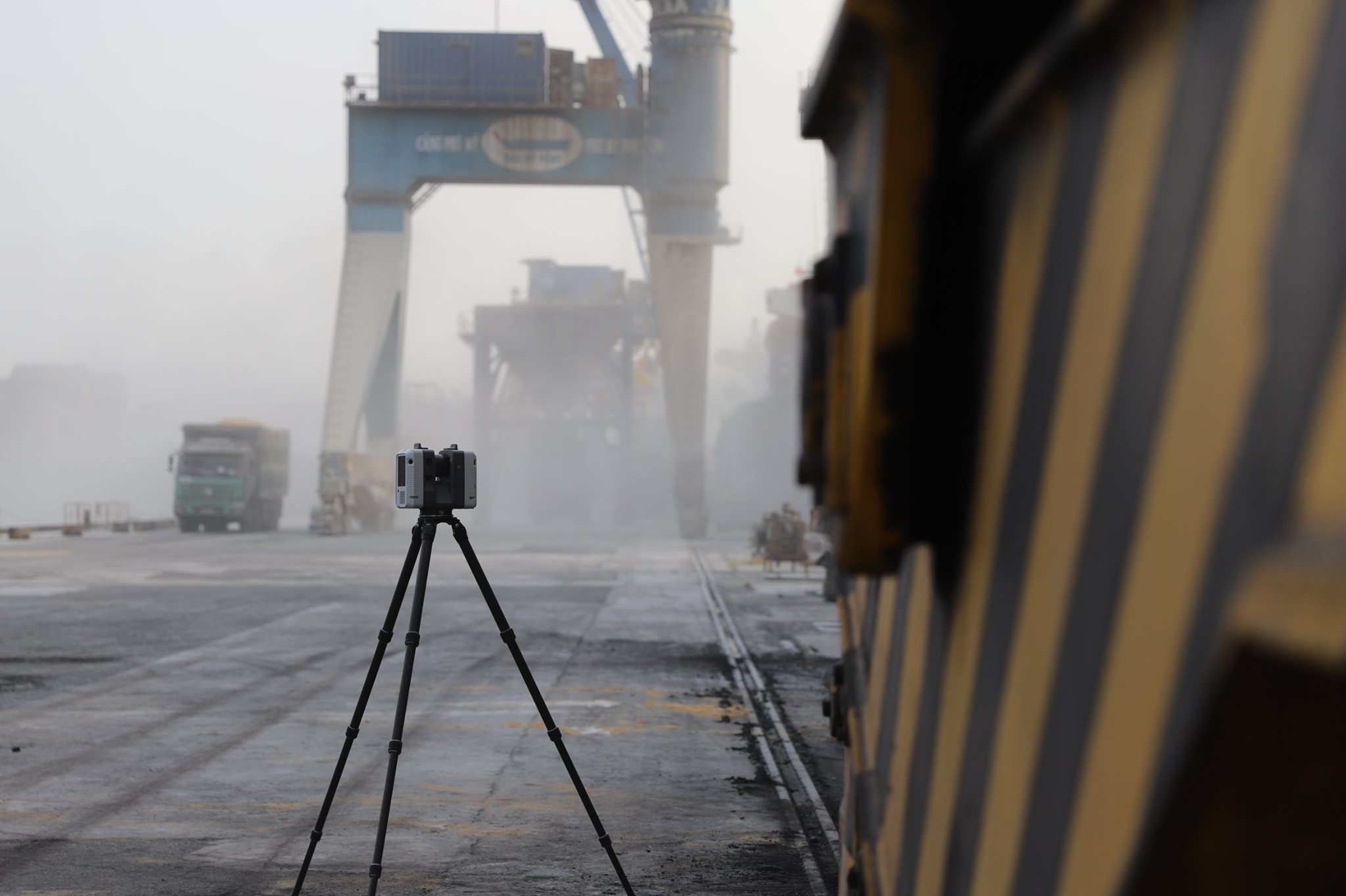 Application of 3D laser scanning for building the as-built model at Ba Ria Serece Port