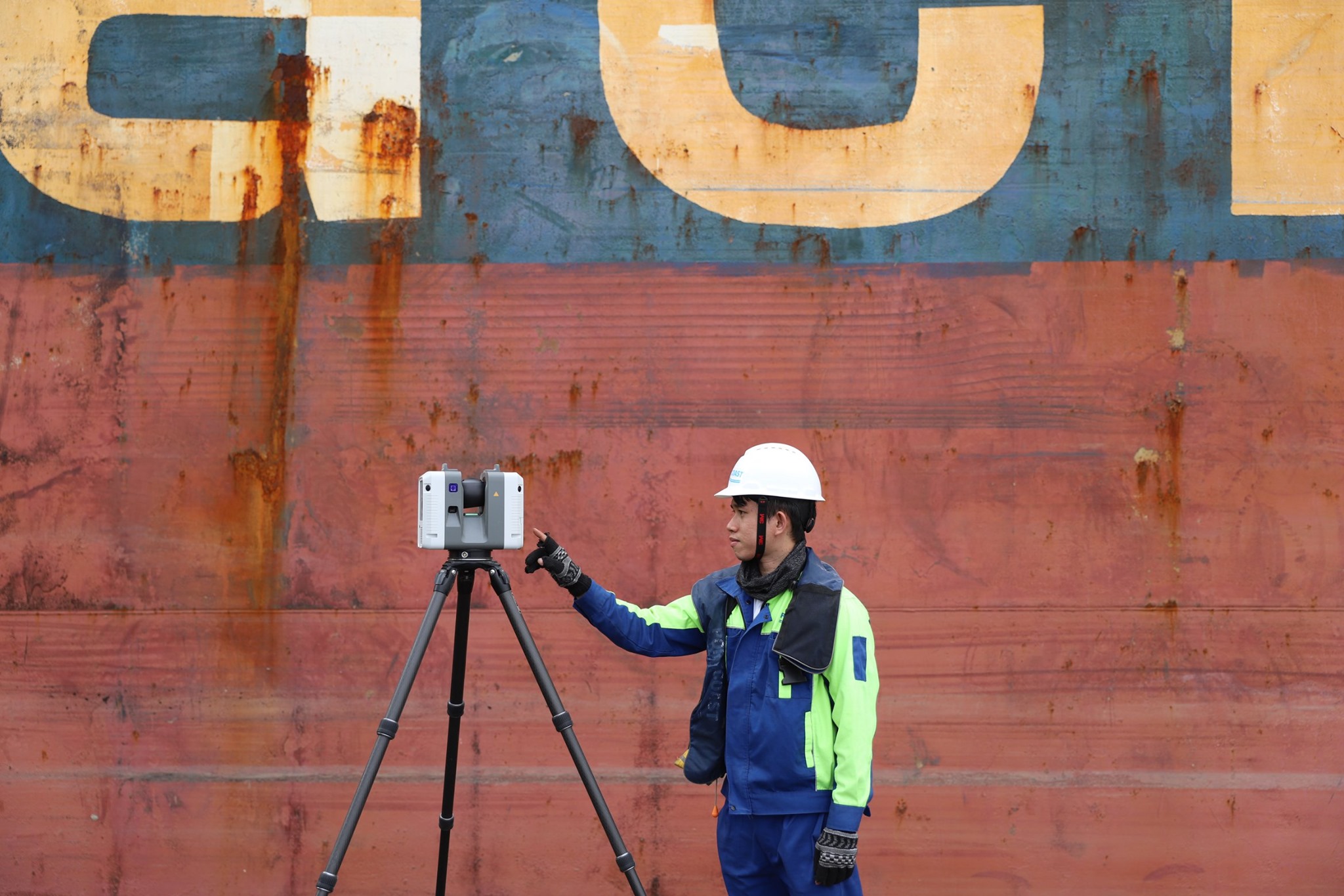 Application of 3D laser scanning for building the as-built model at Ba Ria Serece Port