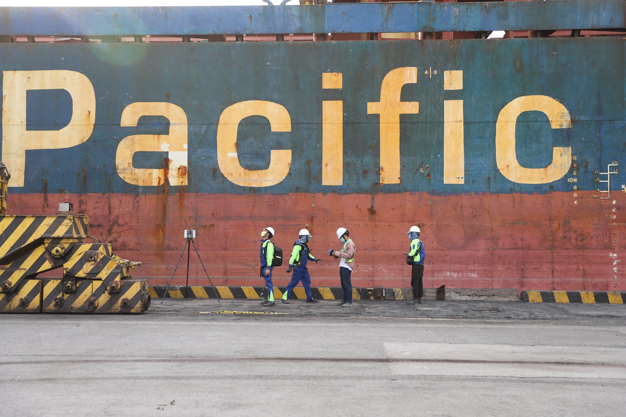 Application of 3D laser scanning for building the as-built model at Ba Ria Serece Port