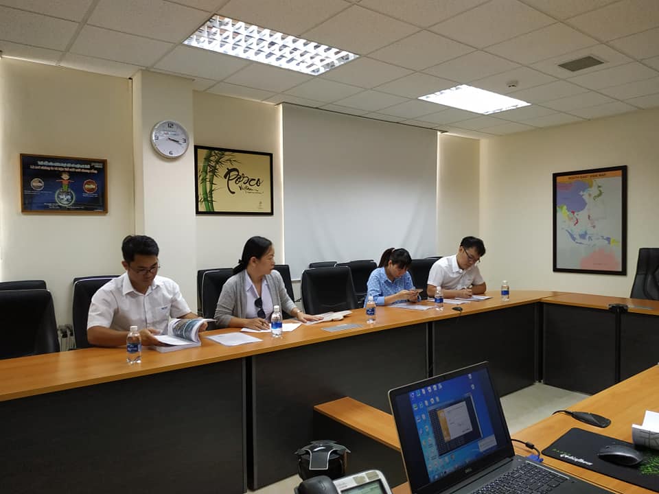 Portcoast team  check the project site for Environmental Impact Assessment of Maintenance Dredging Project of Posco Port and Posco SS Vina Port