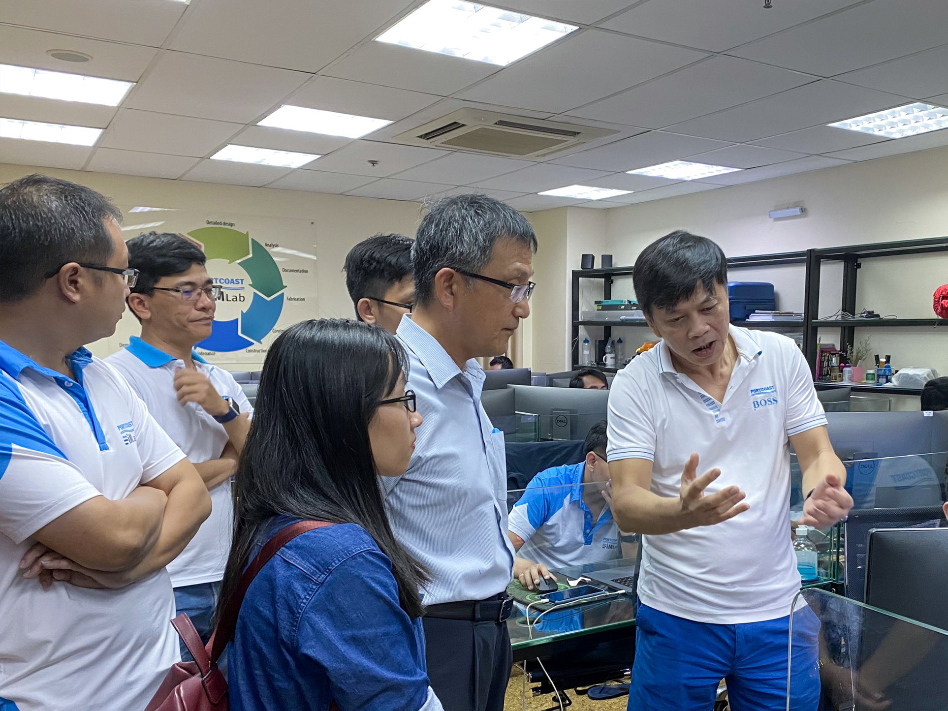  Giới thiệu kết quả của công việc quét laser 3D tại Cảng Hyosung 