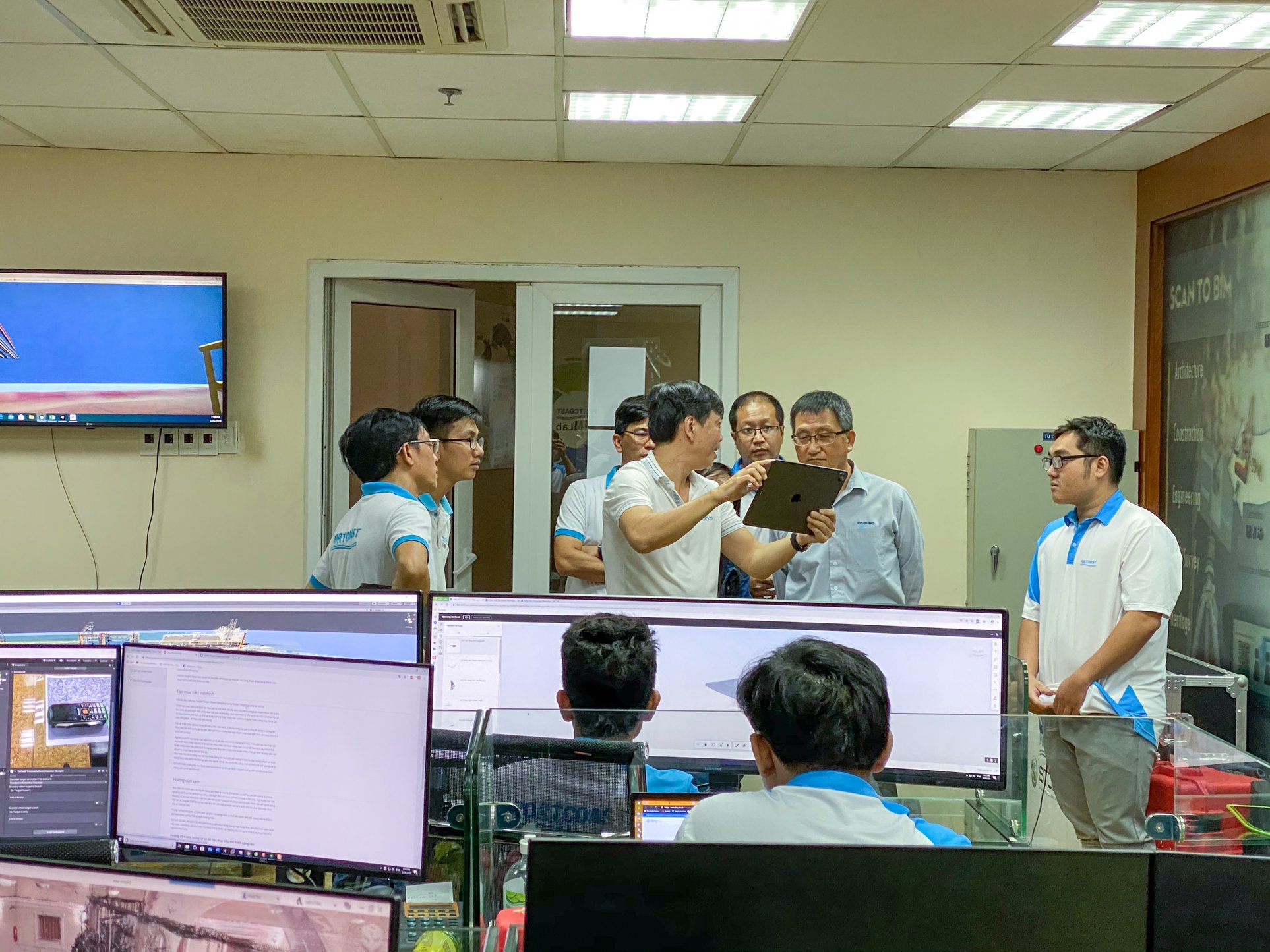  Giới thiệu kết quả của công việc quét laser 3D tại Cảng Hyosung 