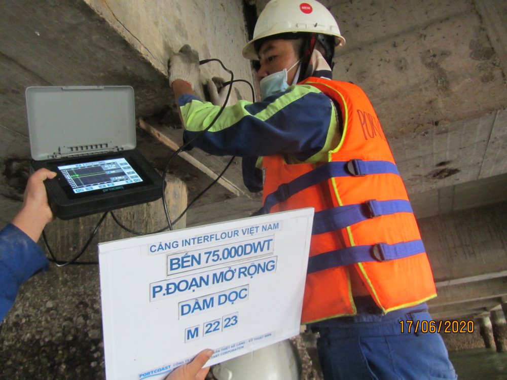 Kiểm tra và xác định cấu trúc Bến của Cảng Interflour 