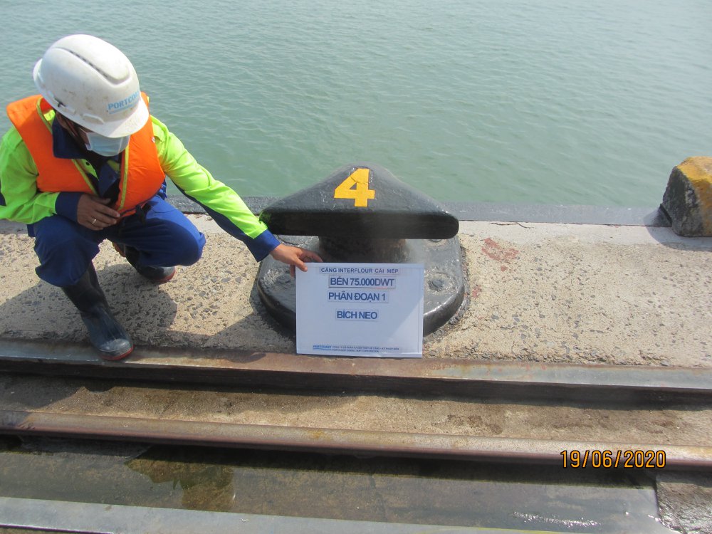 Kiểm tra và xác định cấu trúc Bến của Cảng Interflour 