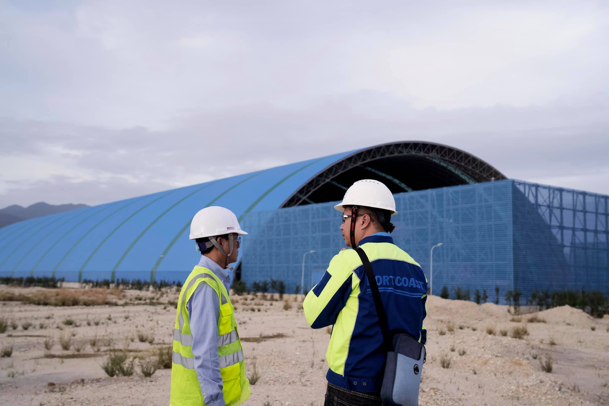 Portcoast thực hiện việc quét laser 3D cho Dự án mở rộng kho than của Nhà máy Nhiệt điện Vĩnh Tân 2