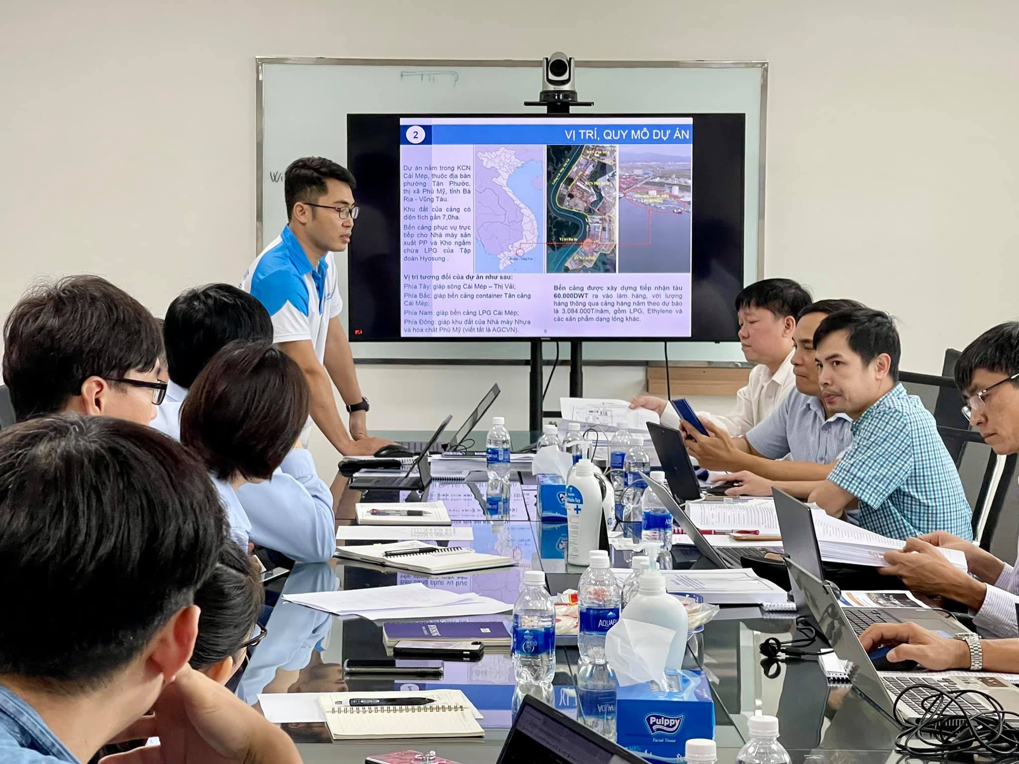 Portcoast tham gia họp cùng Bộ TNMT về việc kiểm tra cảng khí dầu mỏ hóa lỏng của Công ty hóa chất Hyosung Vina