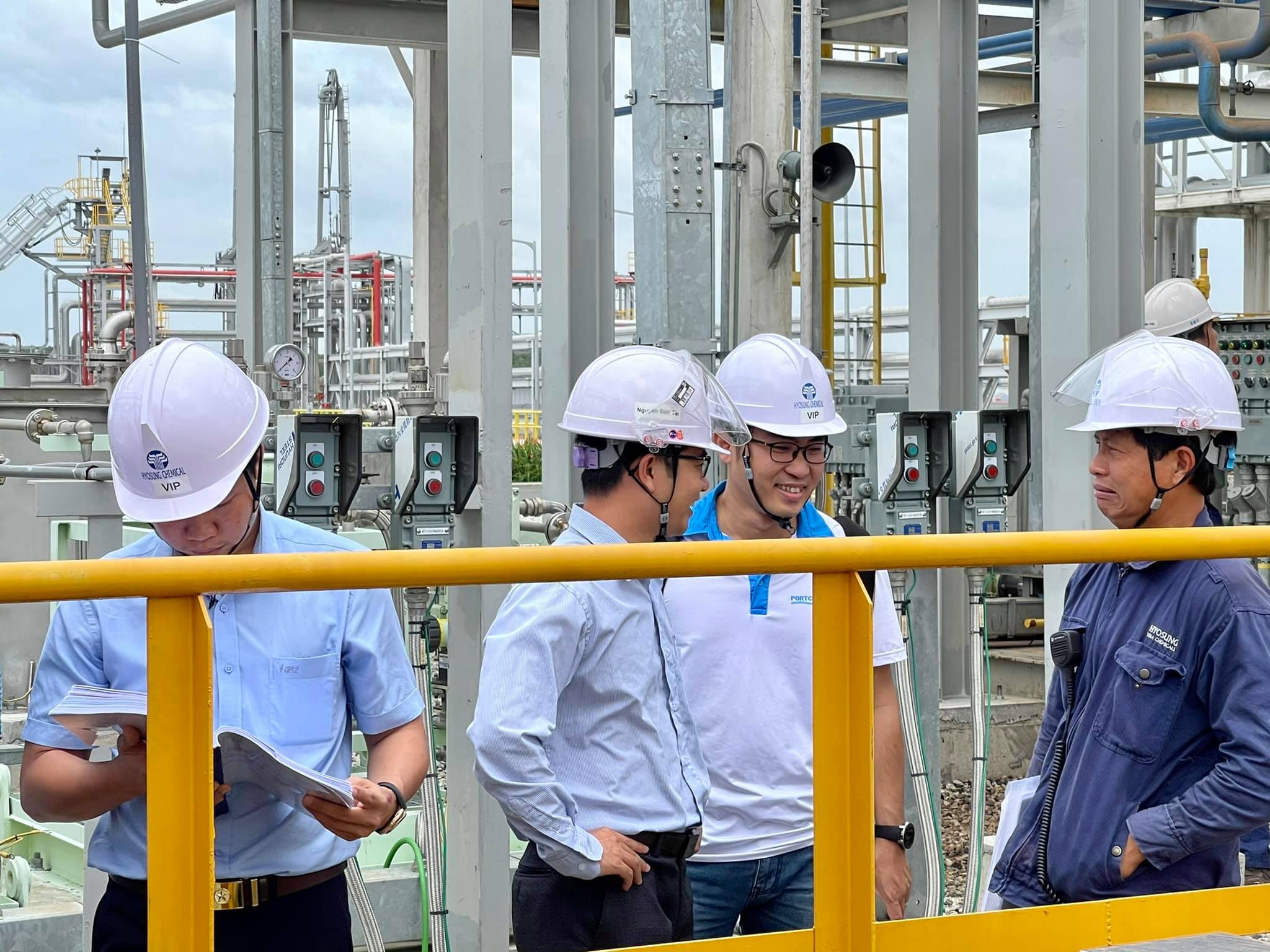 Portcoast tham gia họp cùng Bộ TNMT về việc kiểm tra cảng khí dầu mỏ hóa lỏng của Công ty hóa chất Hyosung Vina