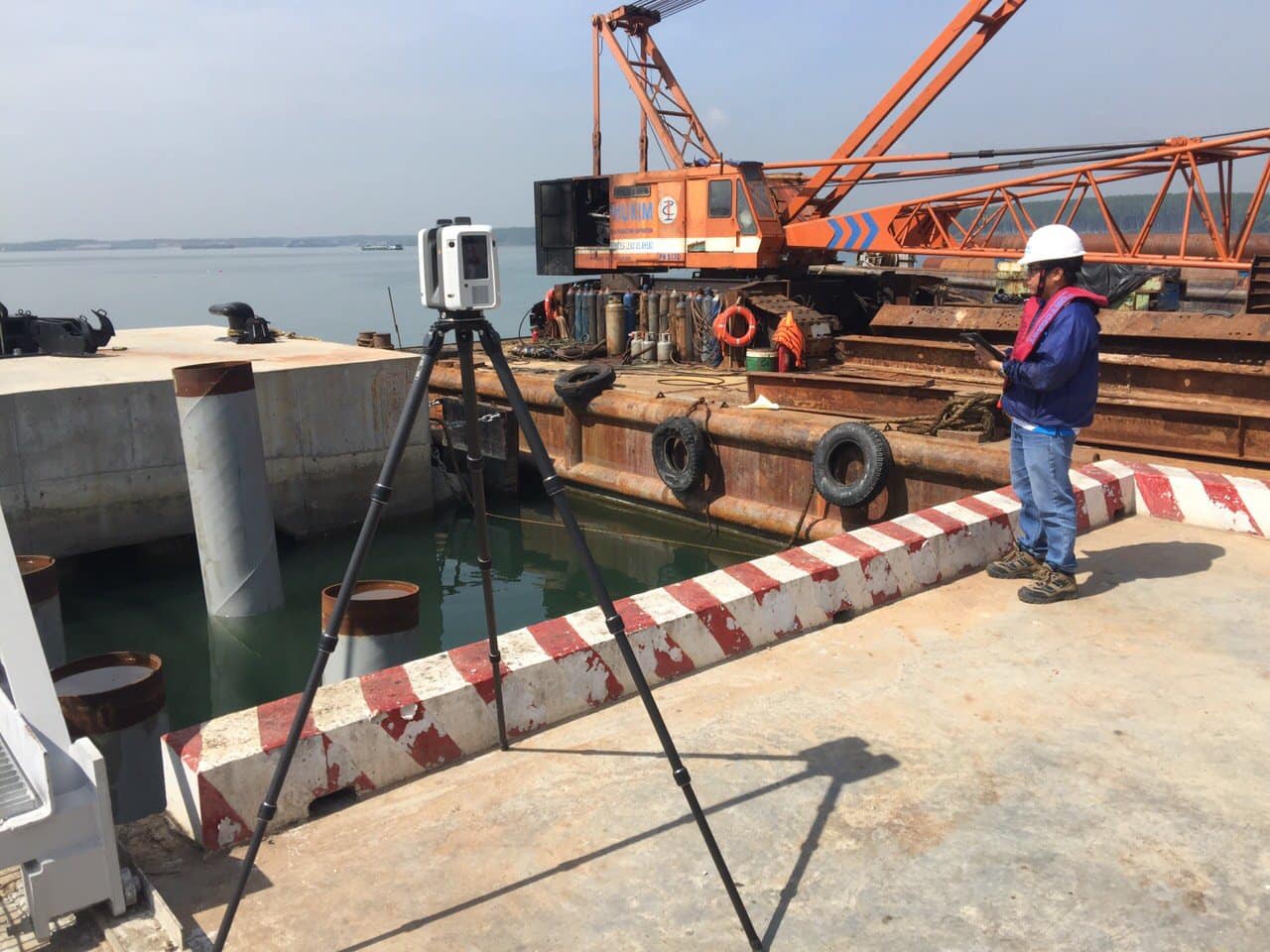 Portcoast thực hiện giám sát công tác đóng cọc tại Cảng hóa chất Hyosung Vina