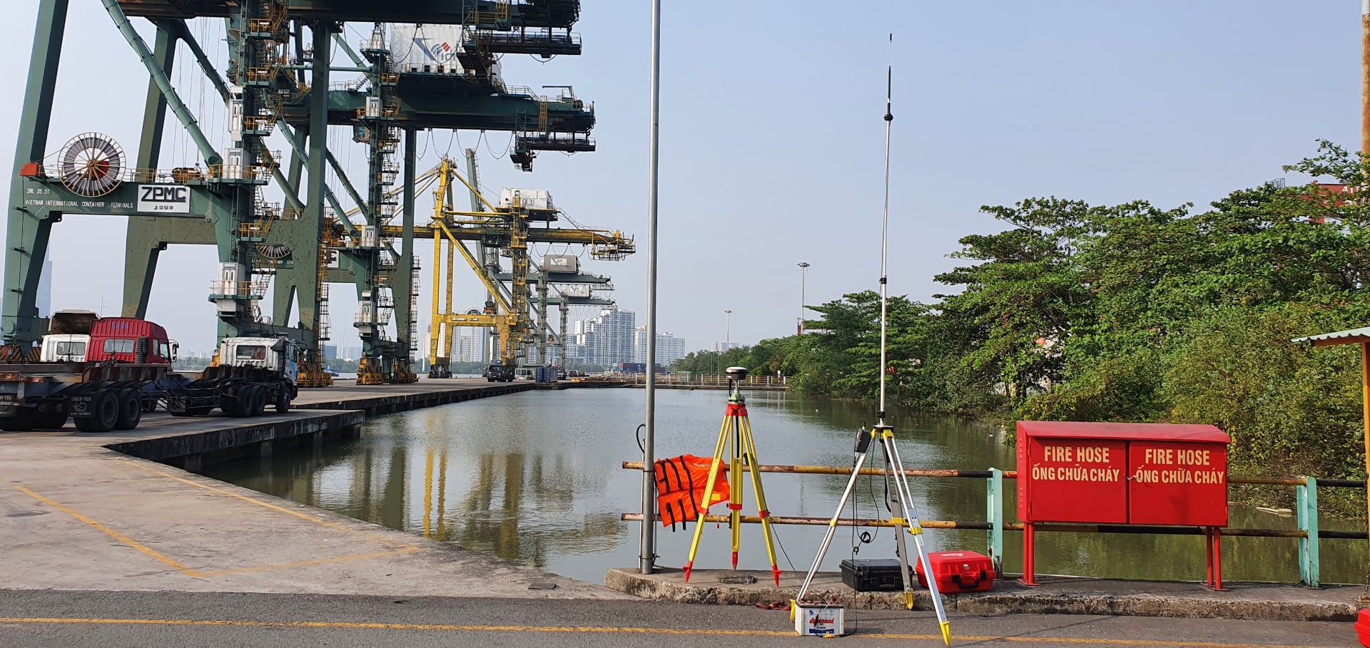 Portcoast thực hiện khảo sát Địa hình & Đo sâu