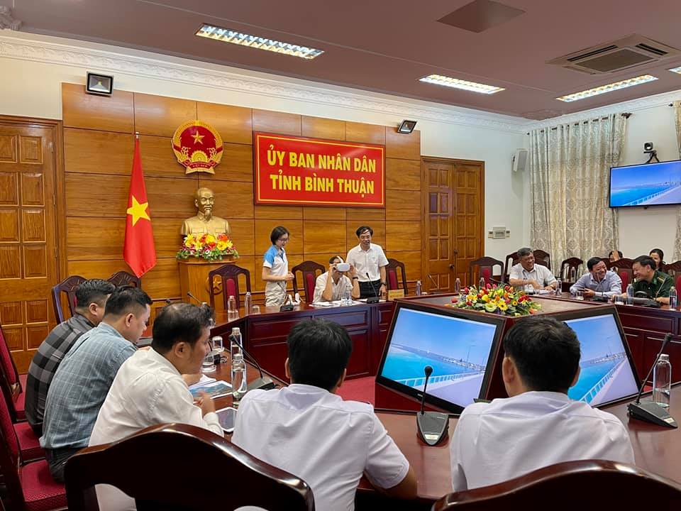 Portcoast làm việc cùng với Phó Chủ tịch UBND tỉnh Bình Thuận