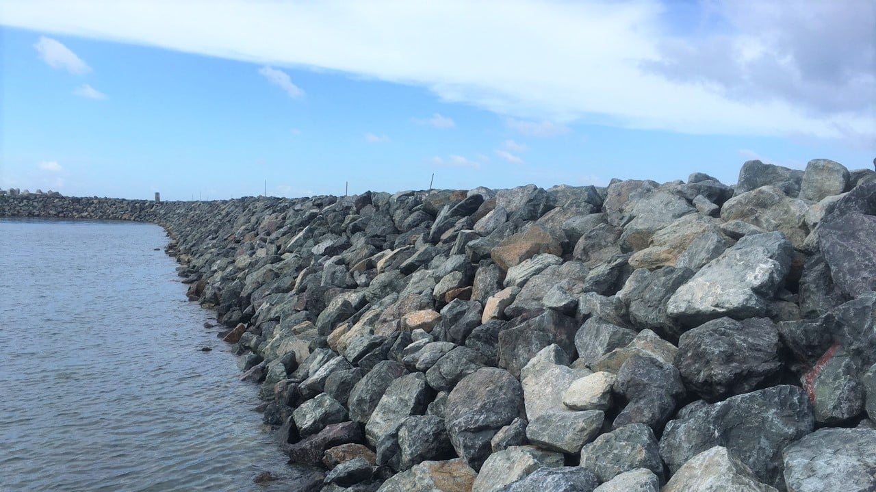 Công trường Bến du thuyền Phú Quốc đang trong những ngày bận rộn