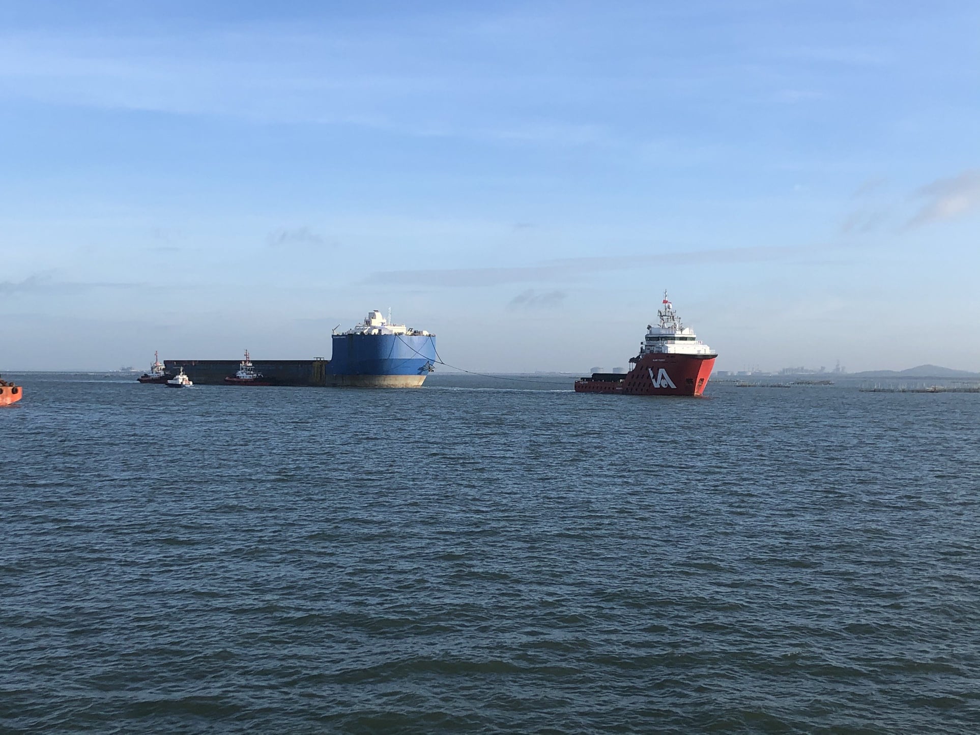 Chúc mừng cảng hạ lưu PTSC thành công tiếp nhận tàu Holmen Pacific