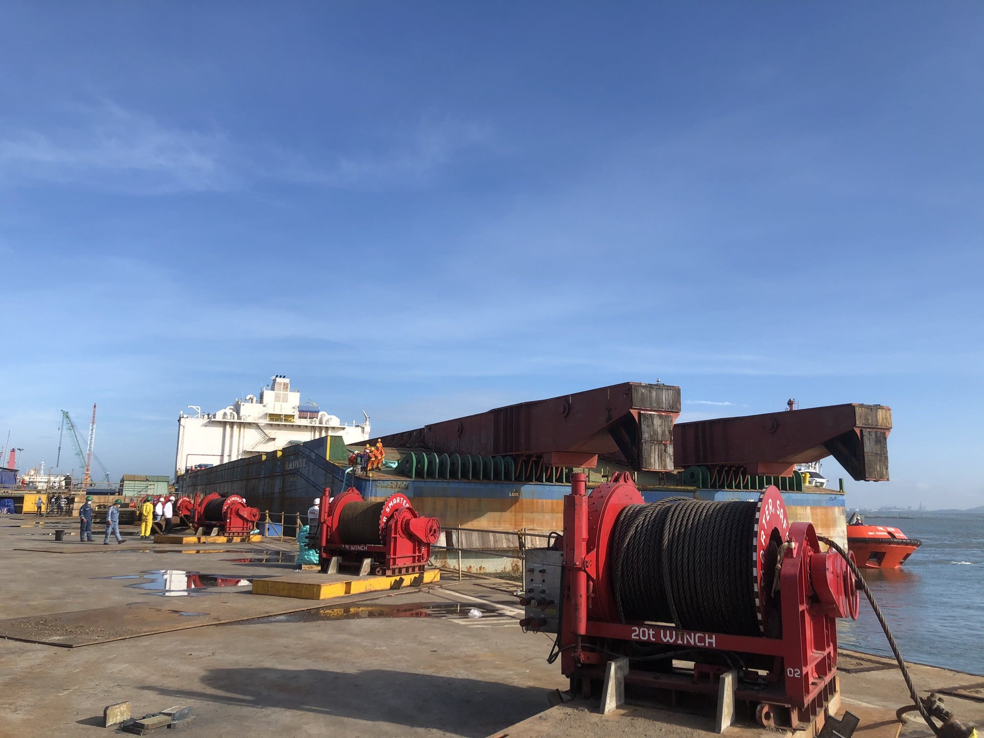 Chúc mừng cảng hạ lưu PTSC thành công tiếp nhận tàu Holmen Pacific