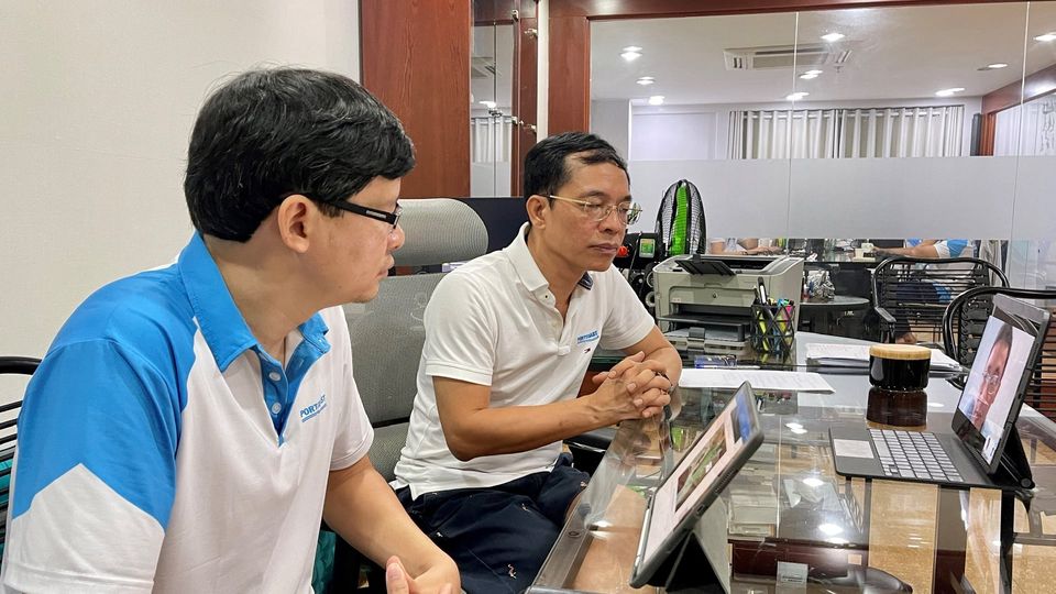 The online meeting with Trungnam Group is held to deliberate about ICD and Logistics center development issues