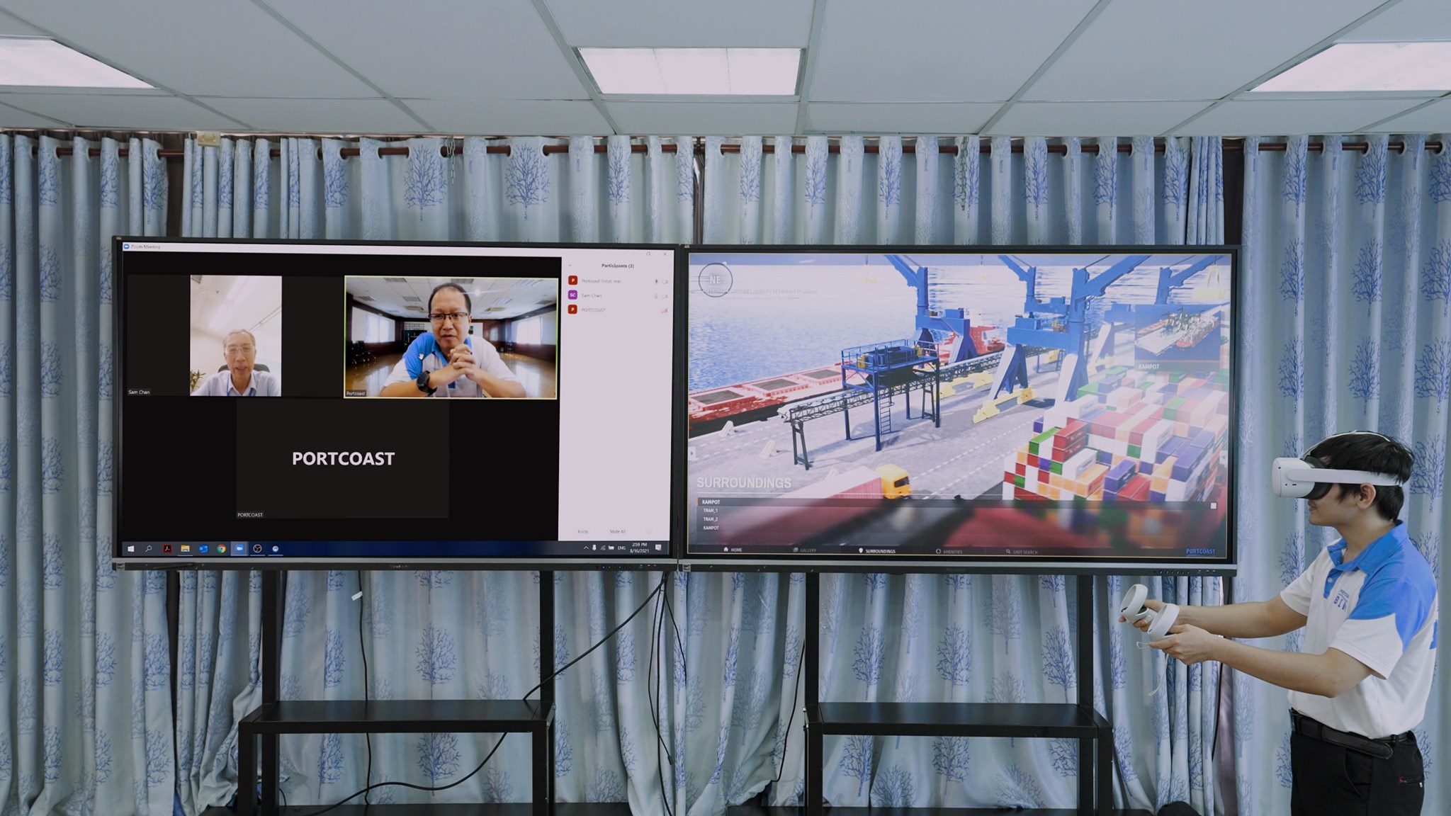 Portcoast had an online meeting with Shunying Pulp and Paper Company Limited