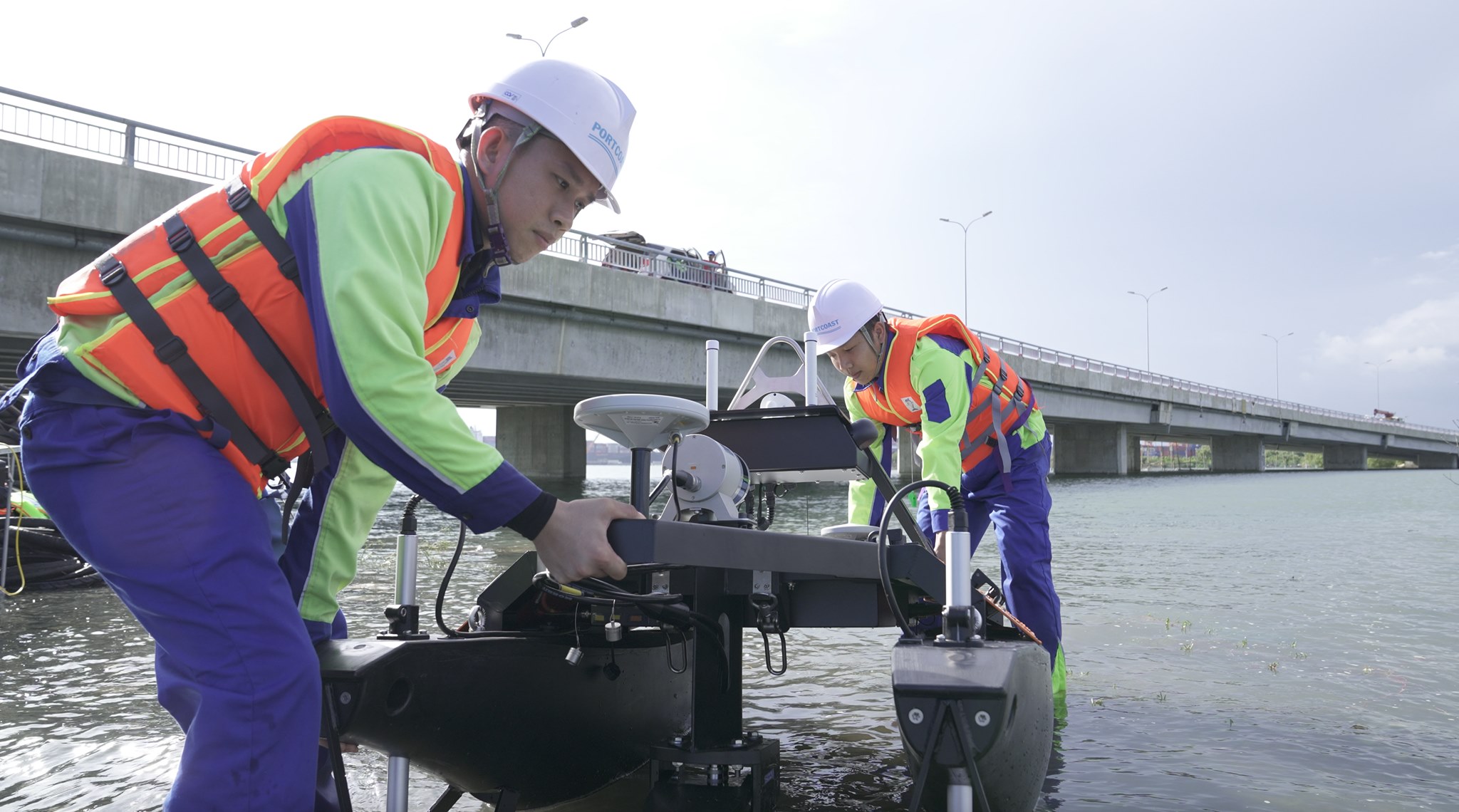 Portcoast sử dụng những thiết bị mới nhất để khảo sát cụm Cảng Cái Mép - Thị Vải