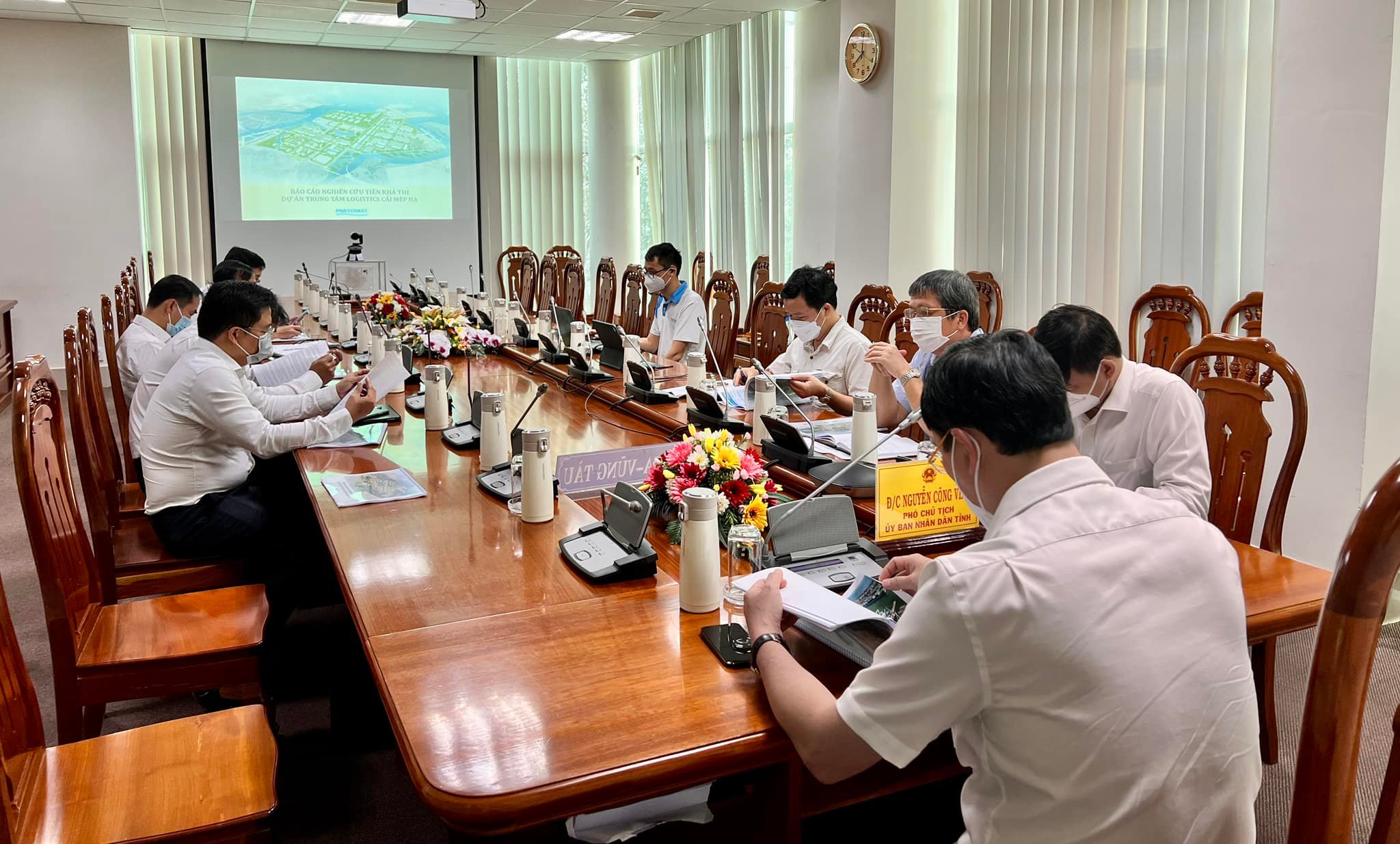 Portcoast đã có cuộc họp với các cơ quan chức năng về việc lập báo cáo nghiên cứu tiền khả thi Dự án Trung tâm Logistic Cái Mép Hạ