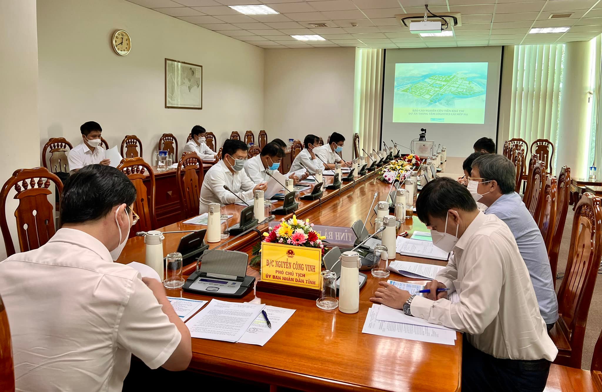 Portcoast đã có cuộc họp với các cơ quan chức năng về việc lập báo cáo nghiên cứu tiền khả thi Dự án Trung tâm Logistic Cái Mép Hạ