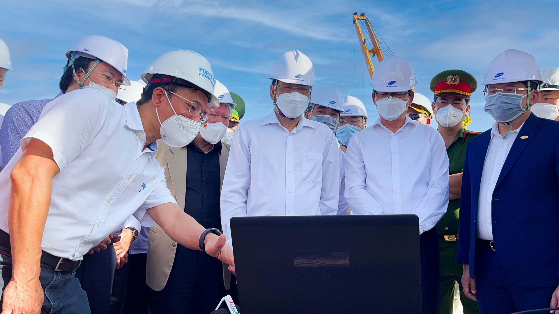Portcoast và các đơn vị thuộc Cục Hàng hải tỉnh Bà Rịa – Vũng Tàu cùng nhau phối hợp trong việc triển khai, tổ chức khảo sát thực địa tại khu vực Cái Mép Hạ