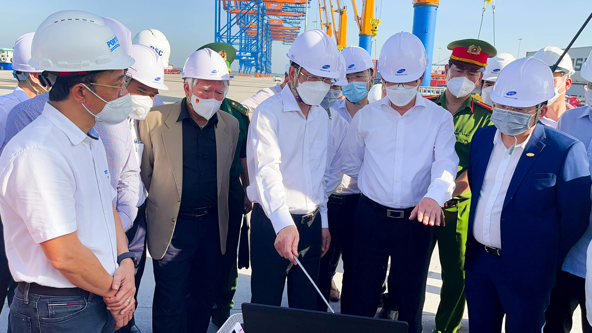 Portcoast và các đơn vị thuộc Cục Hàng hải tỉnh Bà Rịa – Vũng Tàu cùng nhau phối hợp trong việc triển khai, tổ chức khảo sát thực địa tại khu vực Cái Mép Hạ