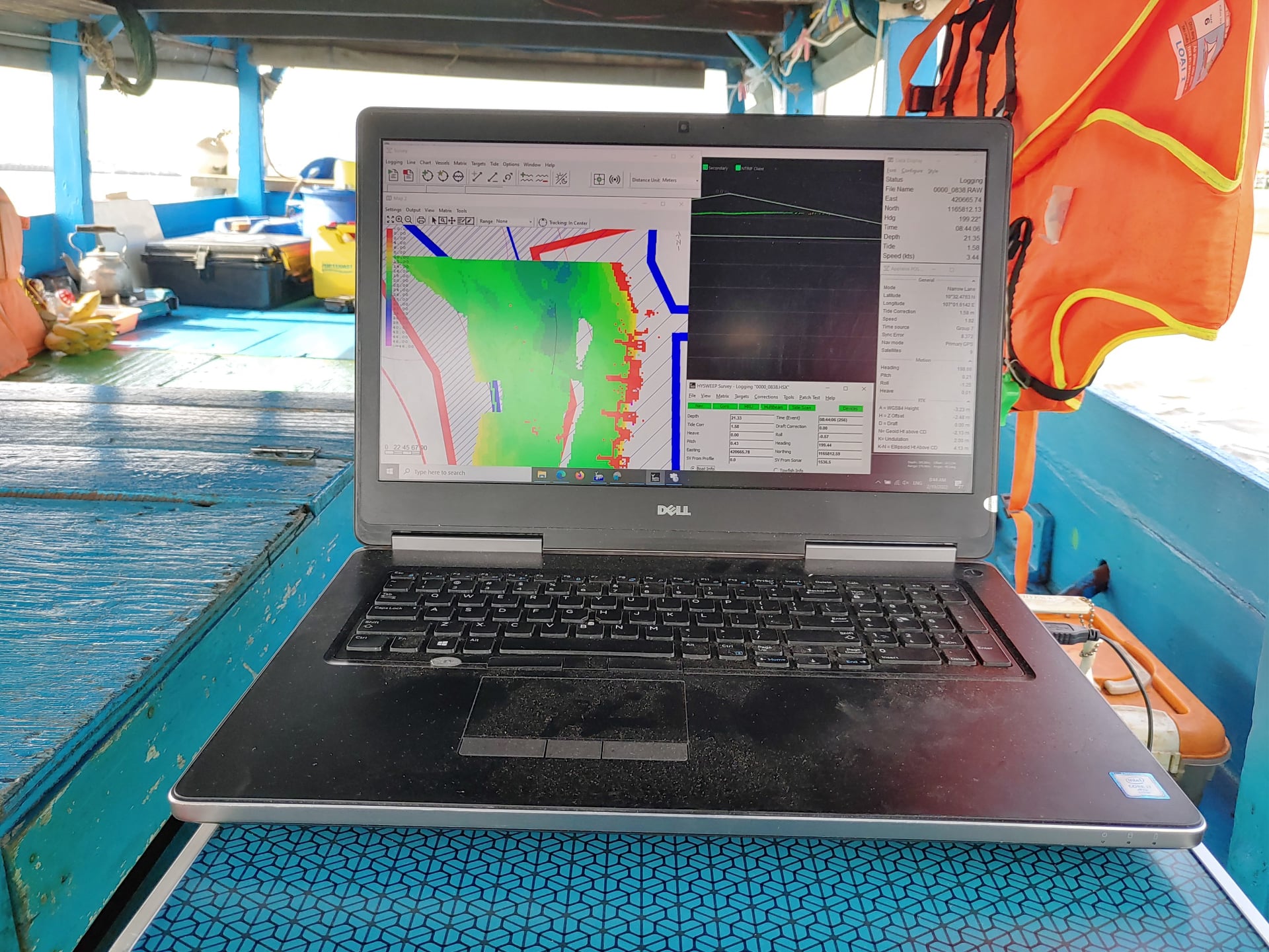 Portcoast thực hiện công tác khảo sát địa hình, thủy văn tỉnh Bà Rịa - Vũng Tàu