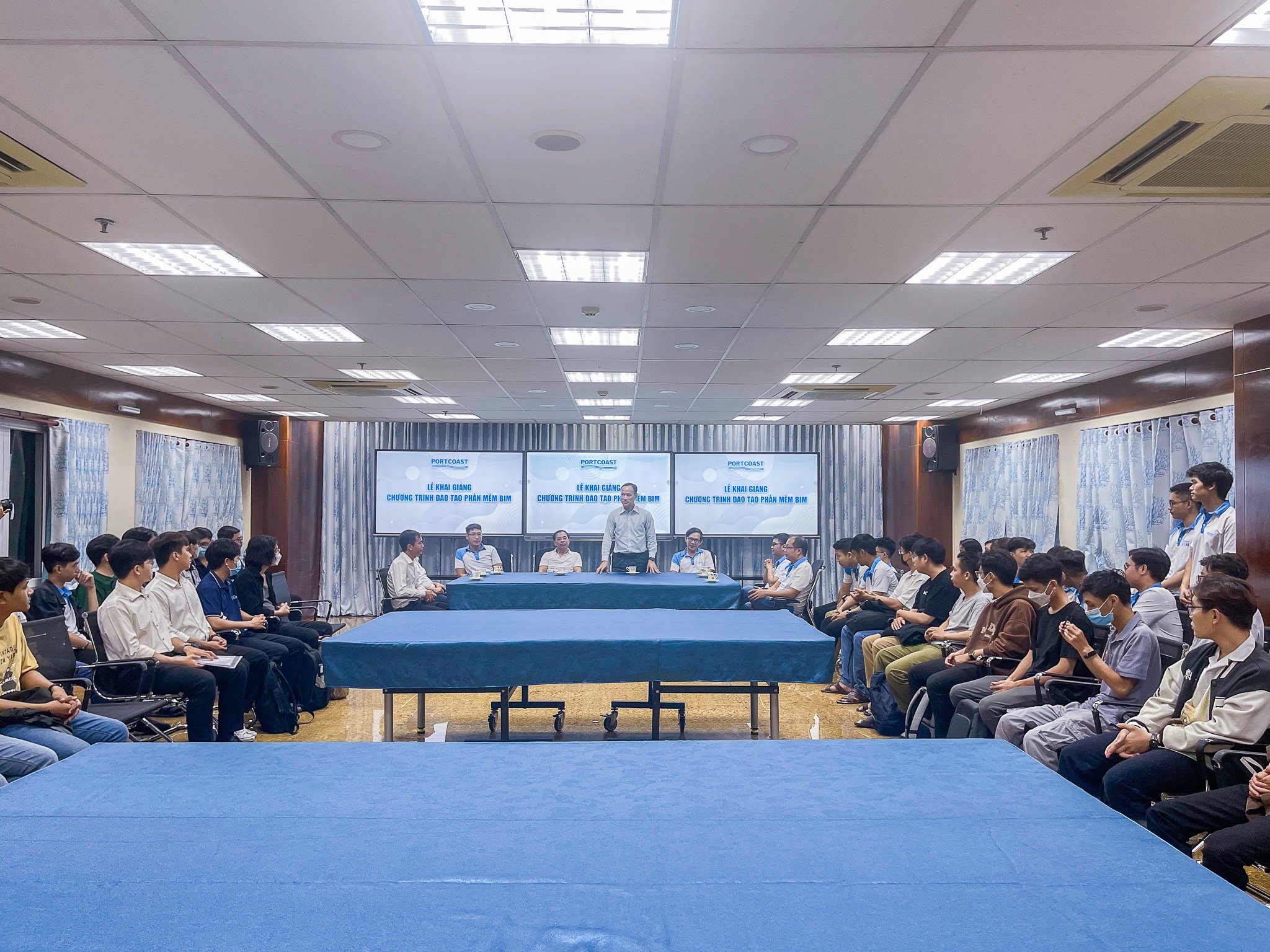 Portcoast tổ chức lớp BIM cho kỹ sư Portcoast và sinh viên Đại học Bách Khoa TPHCM