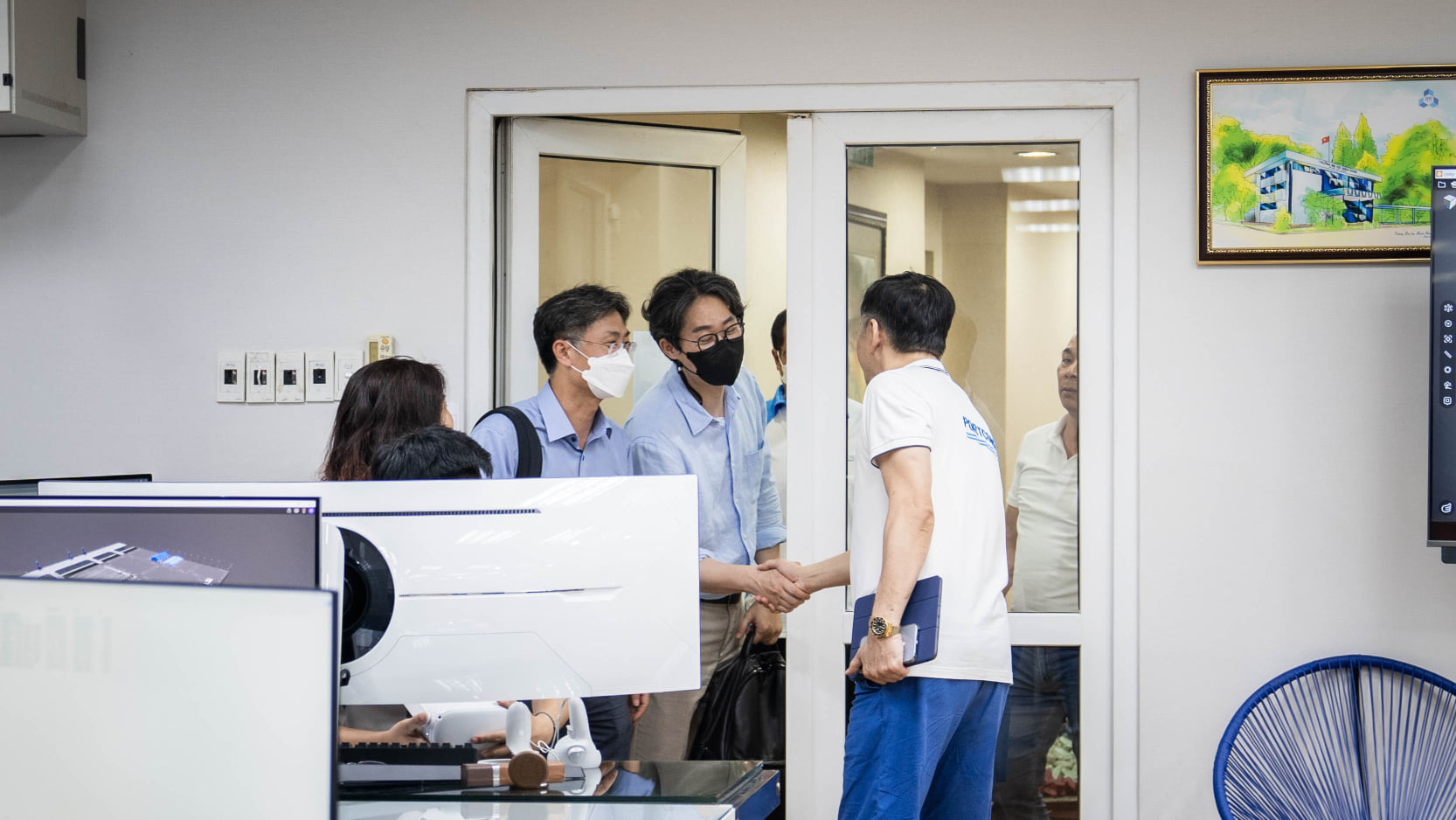 Portcoast had a meeting with Daewoo E&C  Co., Ltd.