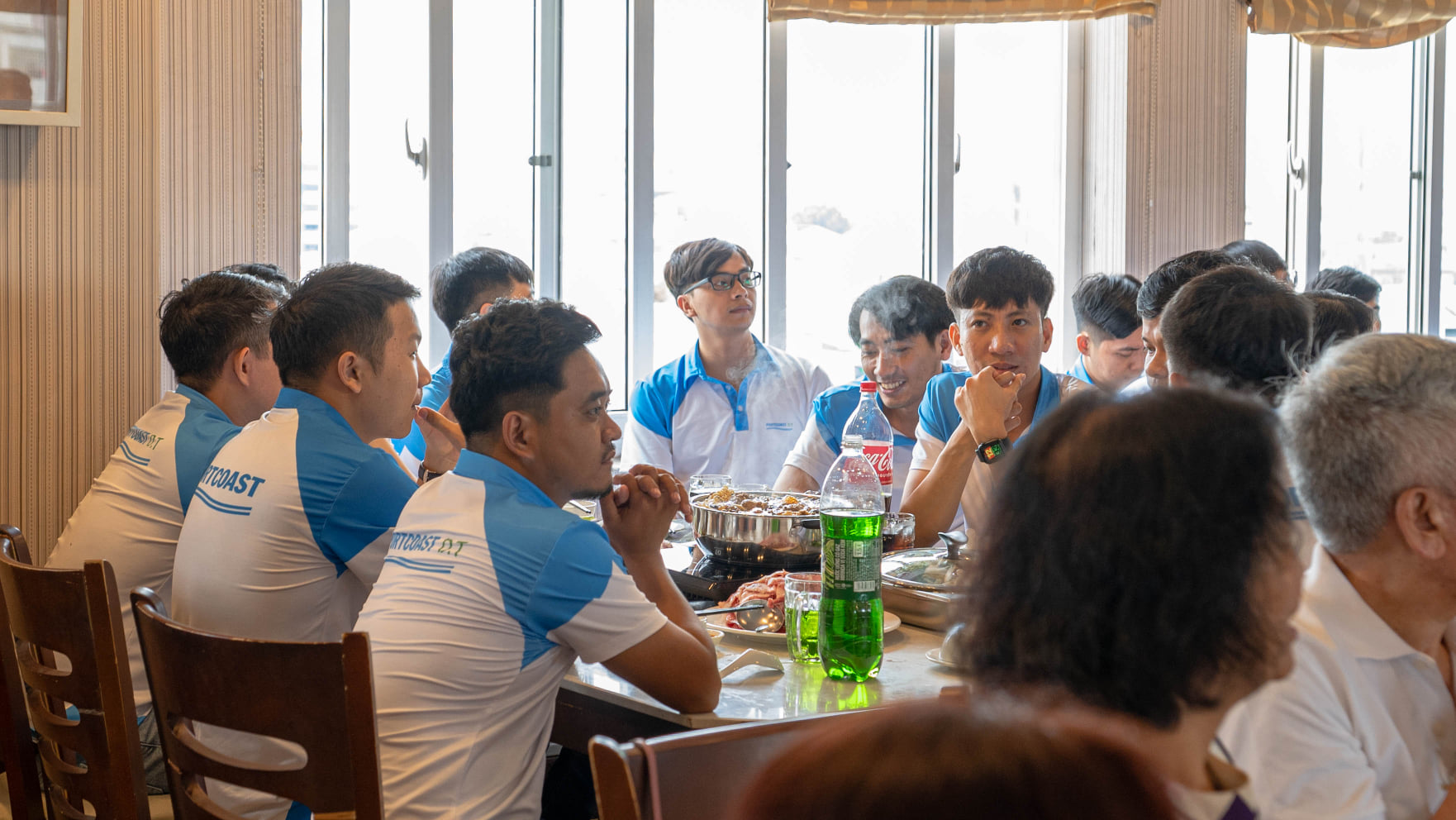 Birthday party for members born in February, March,  April and award prizes for Portcoast contest