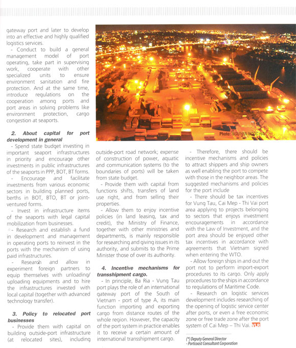 Seaport Group 5 - From plans to solutions to improve effectiveness (Last issue)