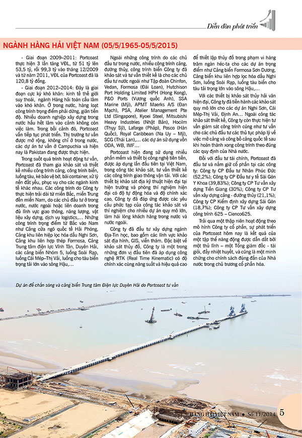 Portcoast: Chặng đường 10 năm trưởng thành và phát triển (23/12/2014 - 12/12/2014)