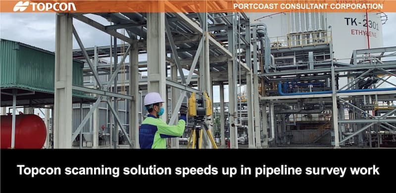 Topcon Scan Topcon scanning solution speeds up in pipeline survey work | PORTCOAST ...
