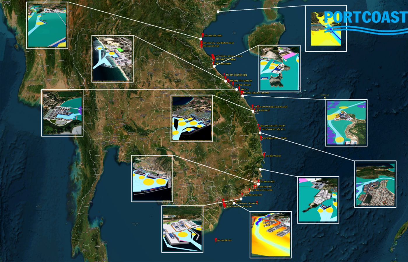 PORTCOAST TIÊN PHONG TÍCH HỢP BIM-GIS TRONG QUY HOẠCH CẢNG BIỂN VÀ HẠ TẦNG ĐƯỜNG SẮT