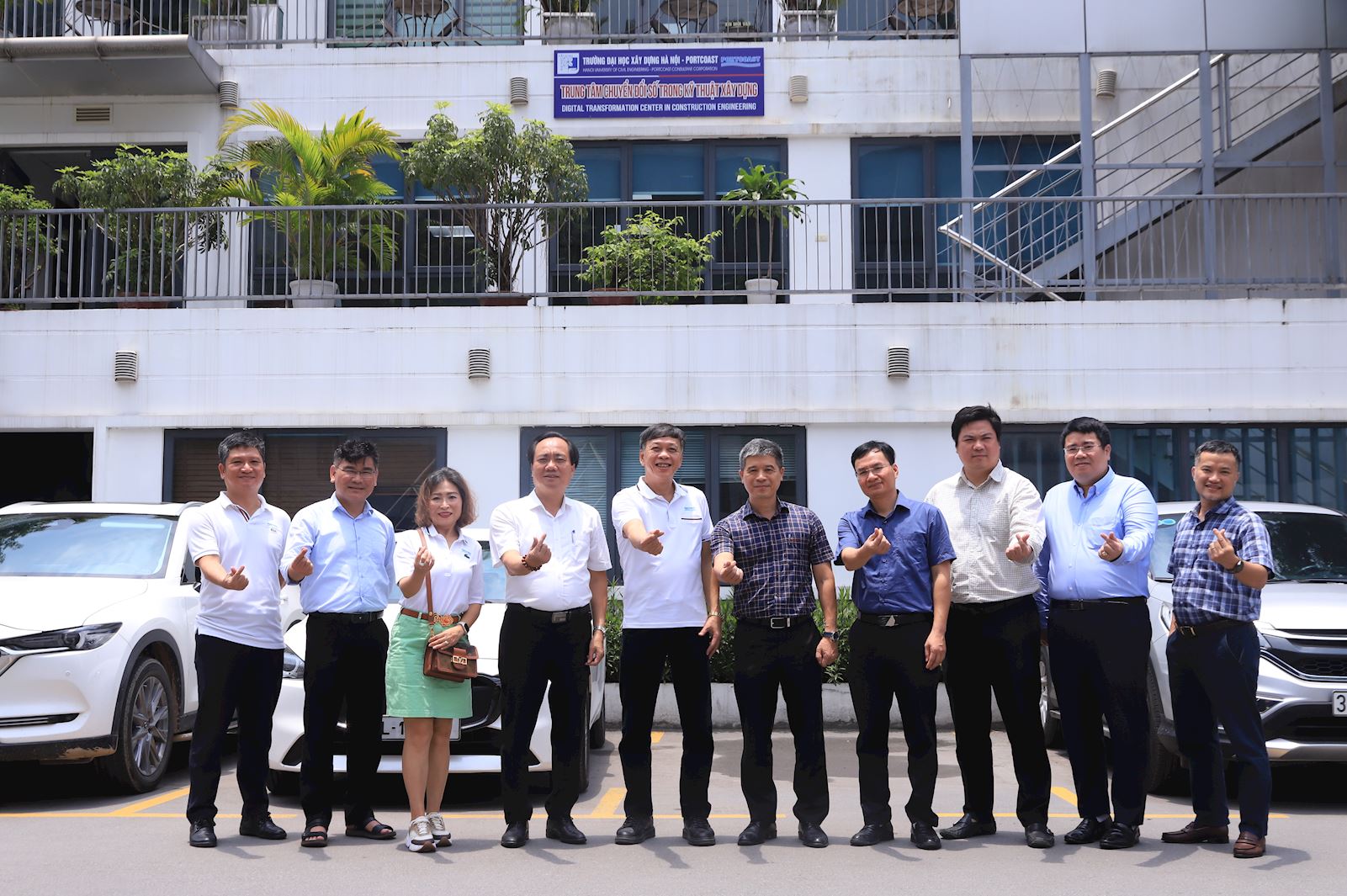 Trường Đại học Xây dựng Hà Nội và Portcoast khai trương Trung tâm Chuyển đổi số trong Kỹ thuật Xây dựng