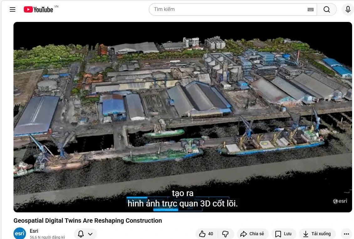 Portcoast ghi dấu ấn toàn cầu trên kênh chính thức của Esri
