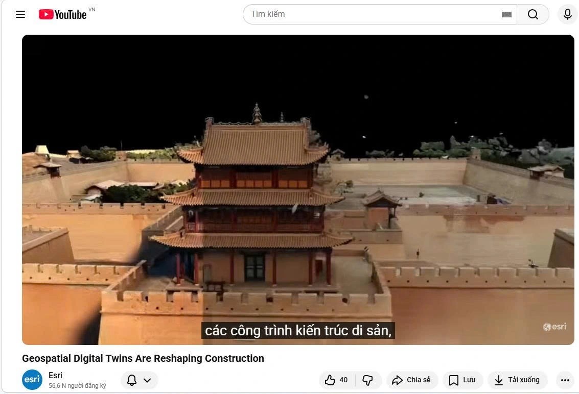 Portcoast ghi dấu ấn toàn cầu trên kênh chính thức của Esri