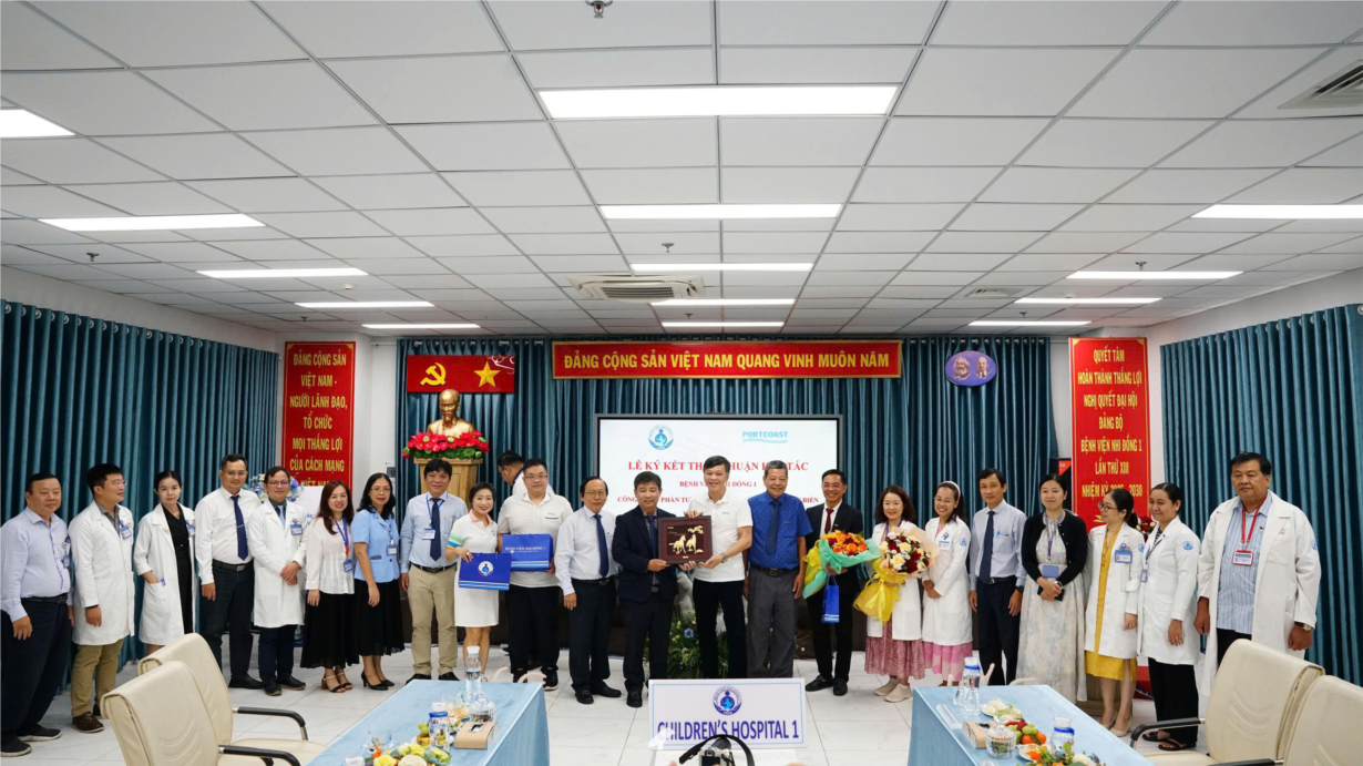 BỆNH VIỆN NHI ĐỒNG 1 VÀ PORTCOAST KÝ KẾT THỎA THUẬN HỢP TÁC TOÀN DIỆN